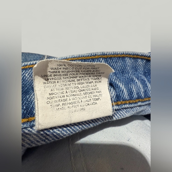 Levi's 816 Jeans Women Size 26 Light Blue Wash Vintage Denim Orange Tab Cotton - Picture 14 of 15